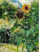 Carl Larsson solrosor USA oil painting artist